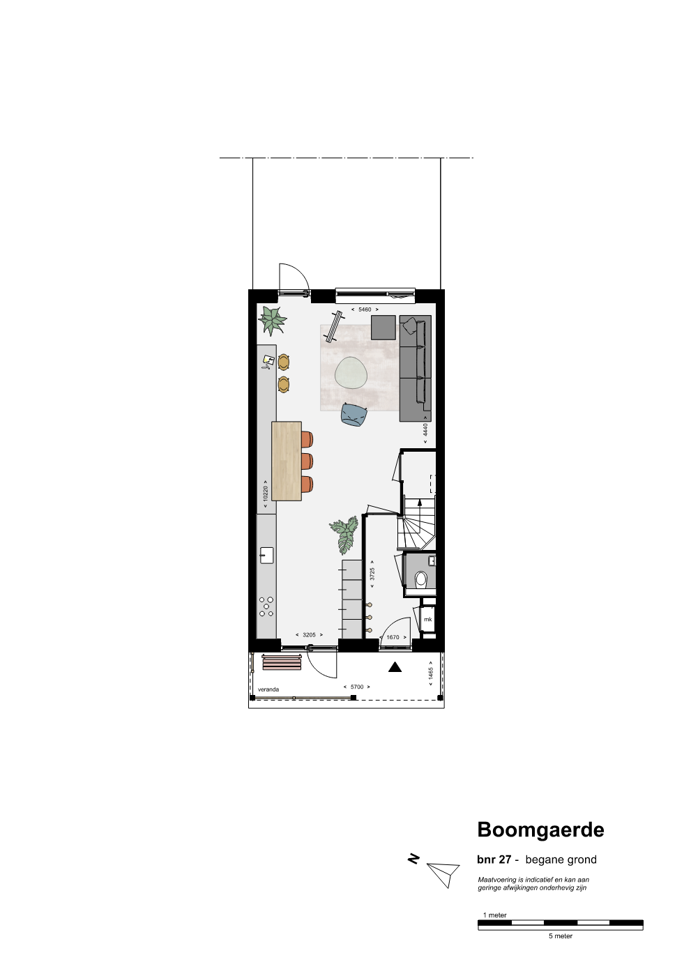 Plattegrond bn27 - bg Familiewoning Boomgaerde