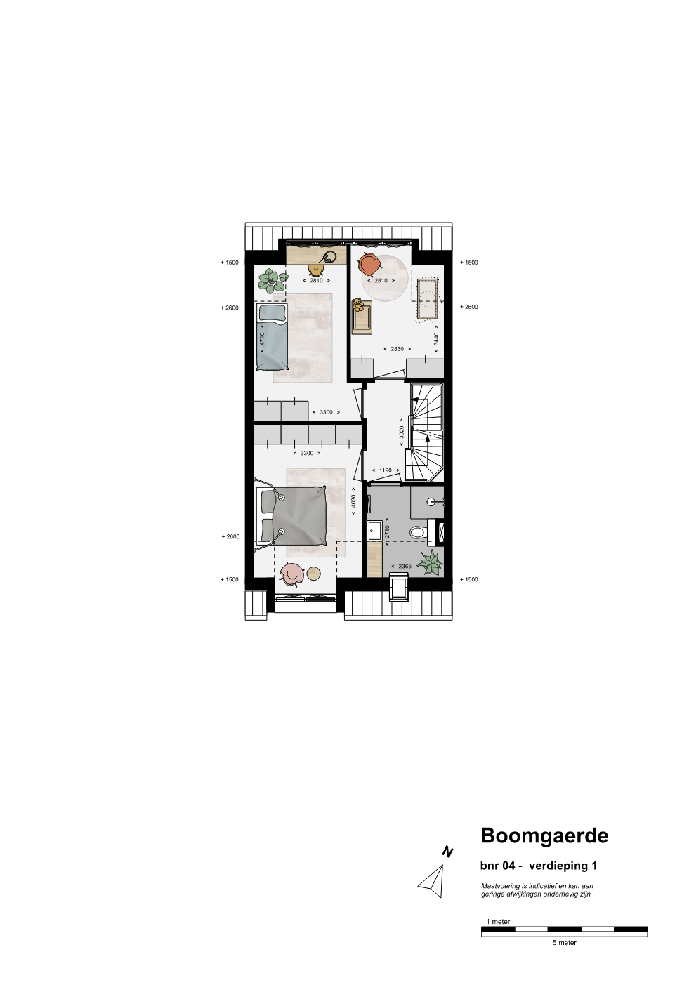 Plattegrond bn4 - 1e Herenboerderij Boomgaerde
