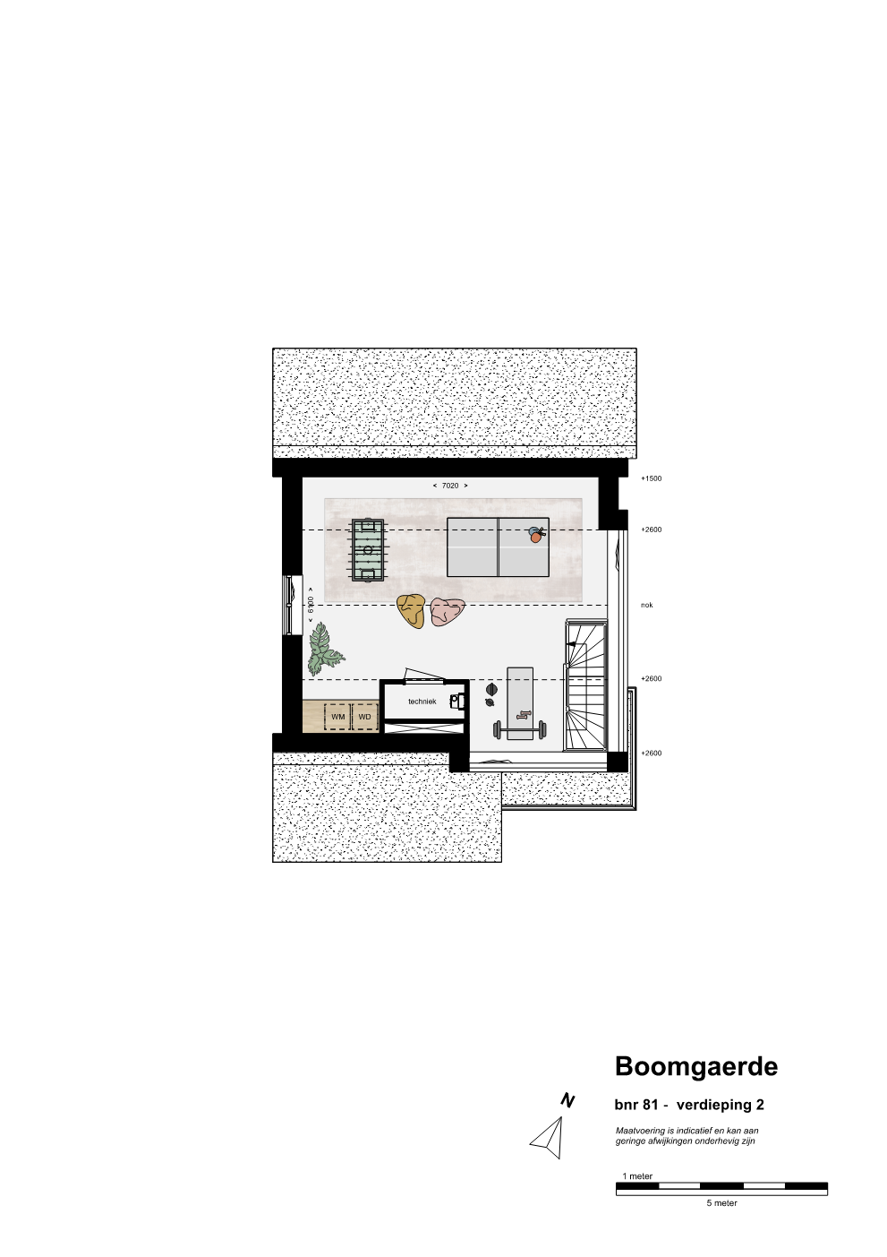 Plattegrond bn81 - 2e Vrijstaande villa Boomgaerde