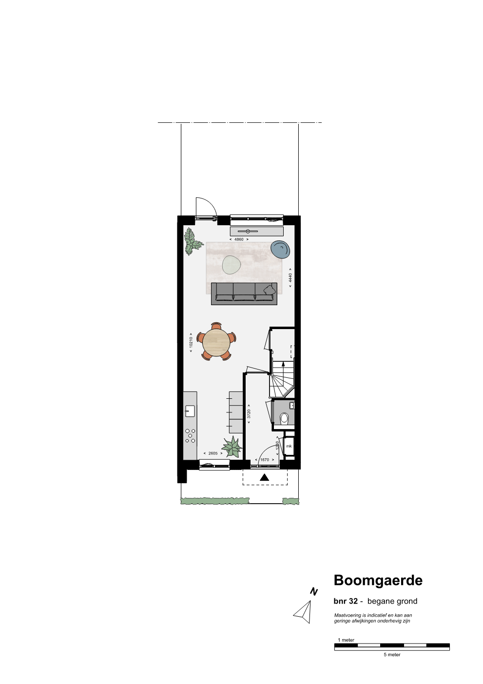 Plattegrond bn32 - bg Familiewoning Boomgaerde