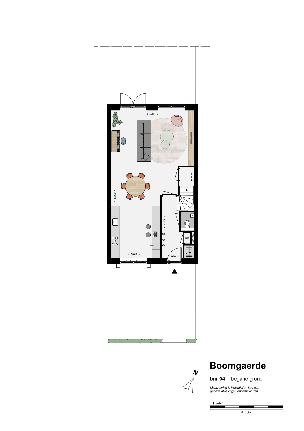 Plattegrond bn4 - bg Herenboerderij Boomgaerde