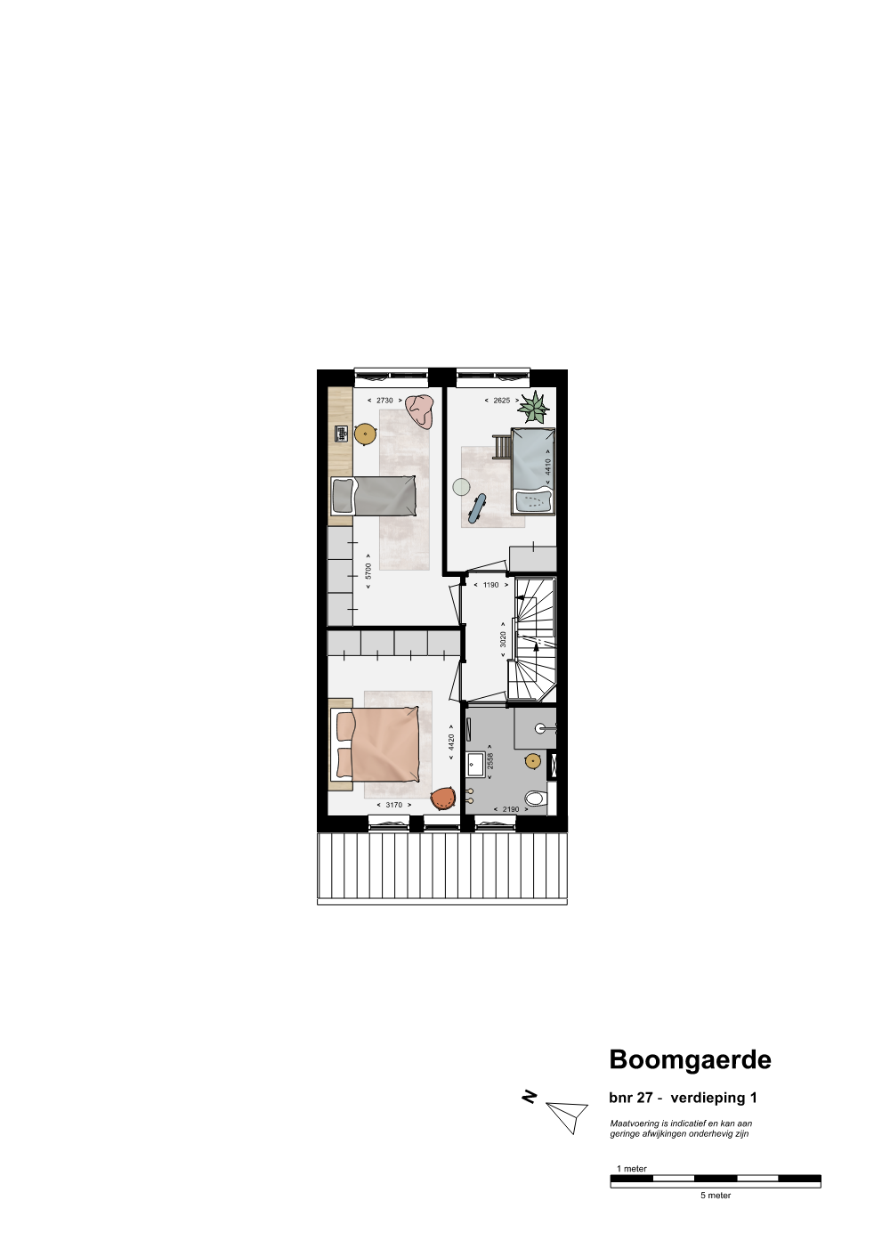 Plattegrond bn27 - 1e Familiewoning Boomgaerde